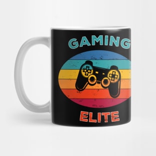 Gaming Elite Gamer Play Video Games Console Gift Mug